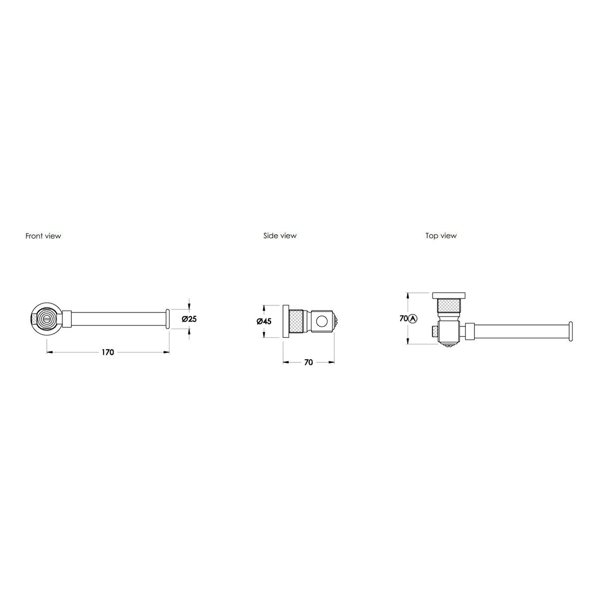 Brodware Industrica Toilet Roll Holder