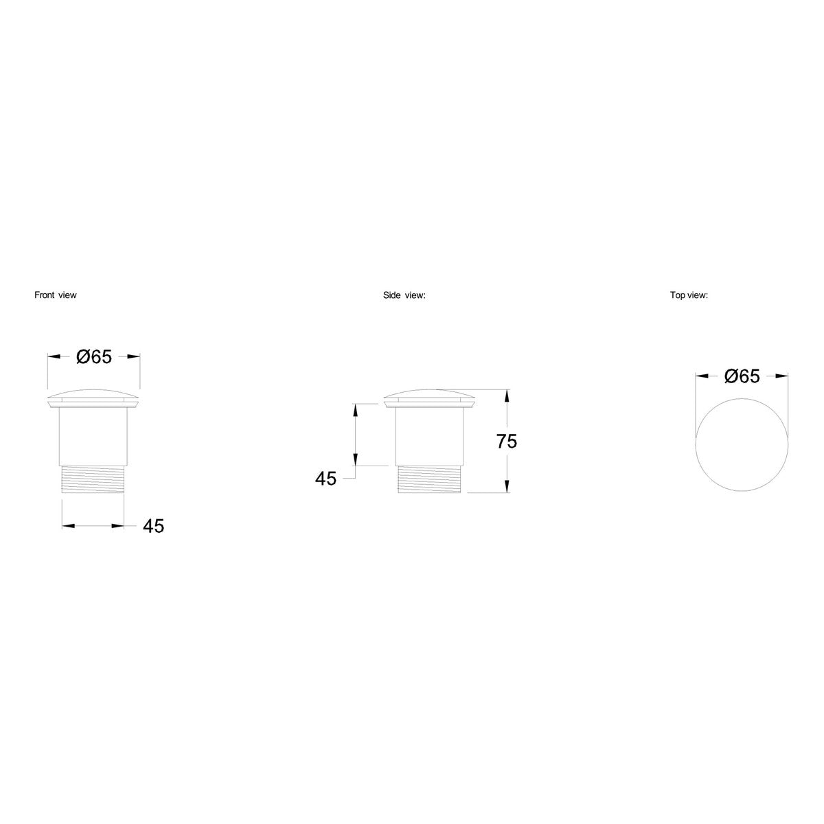 Brodware Universal Click Clack Waste