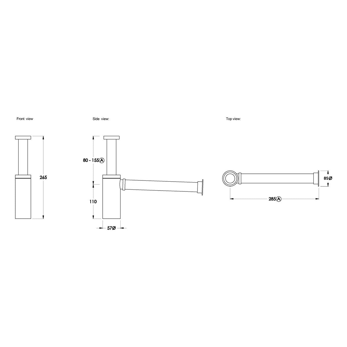 Brodware 32mm Bottle Trap