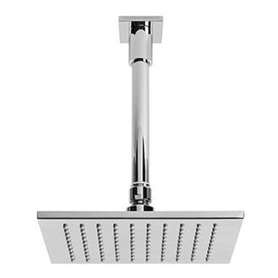 Brodware Sq 75 Ceiling Shower, 150mm Dropper