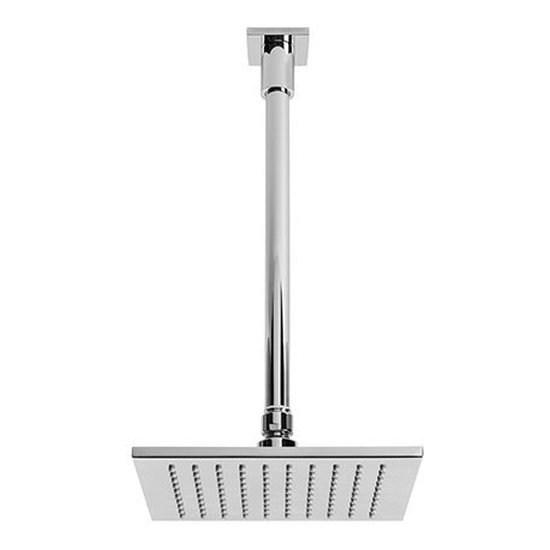 Brodware Sq 75 Ceiling Shower, 300mm Dropper