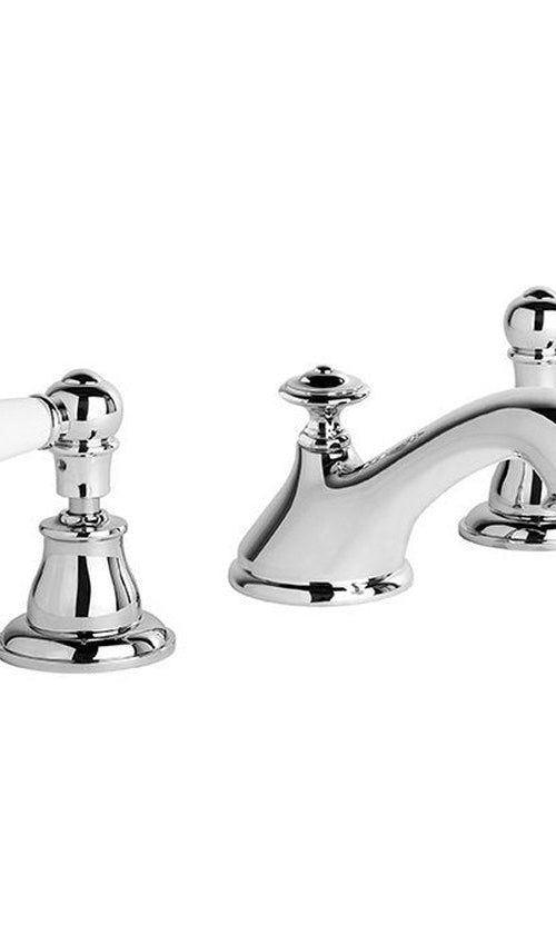 Brodware Neu England Basin Set I, White Porcelain Lever