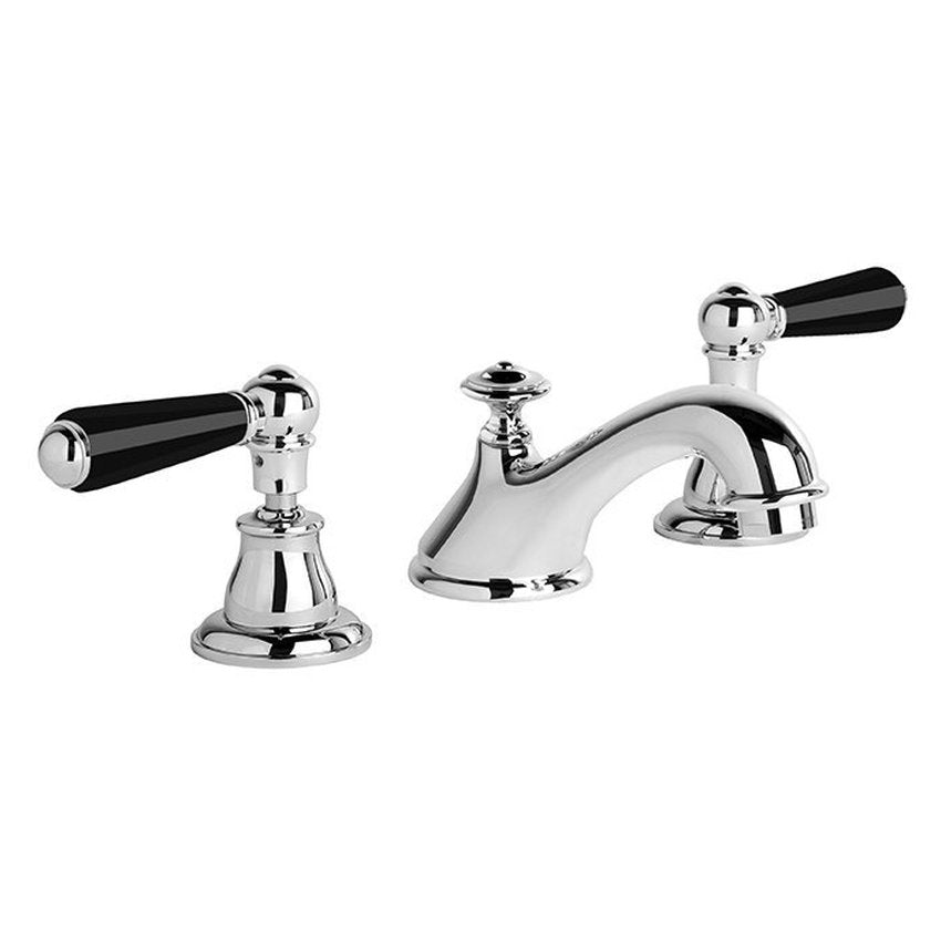 Brodware Neu England Basin Set I, Black Porcelain Lever