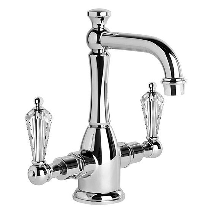 Brodware Neu England Basin Mixer I, Kristall Lever