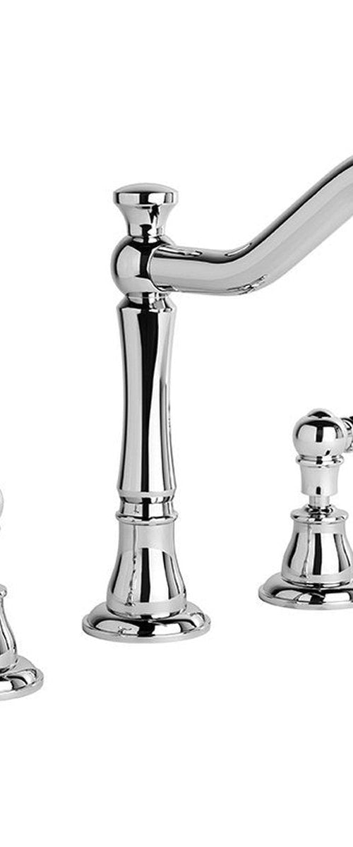 Brodware Neu England Bath Set I, Black Porcelain Lever
