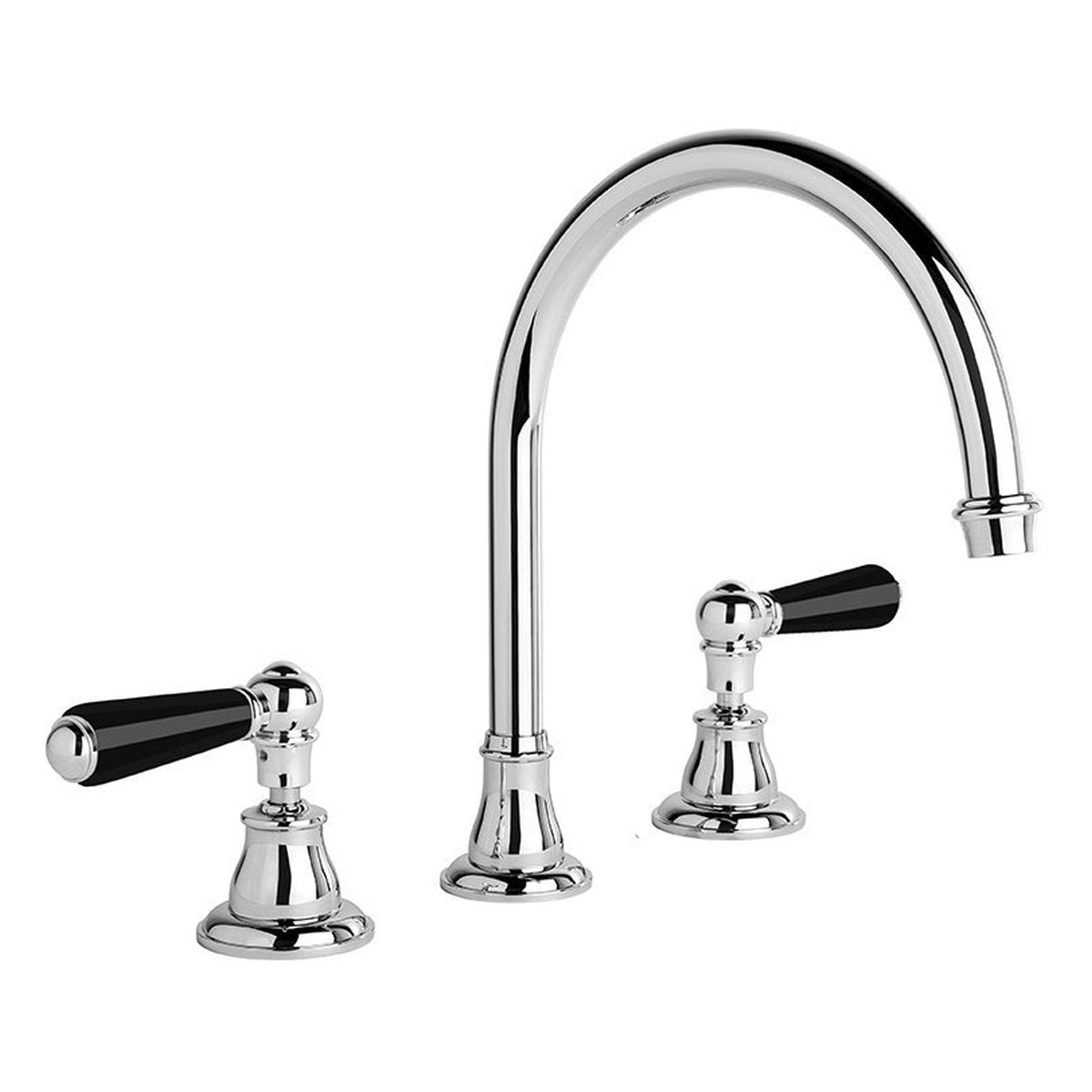 Brodware Neu England Kitchen Set IV, Black Porcelain Lever