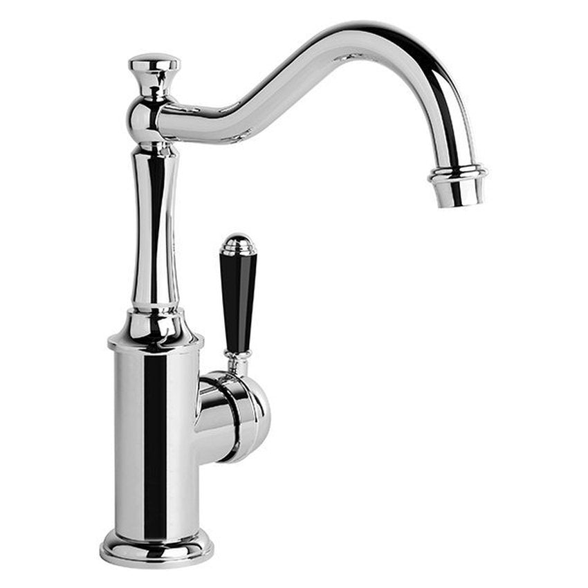 Brodware Neu England Kitchen Mixer III, Black Porcelain Lever