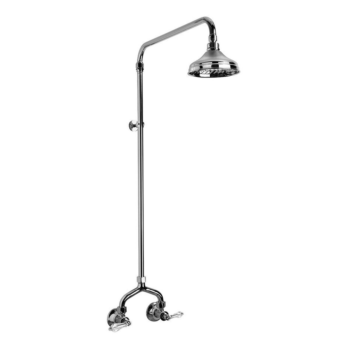 Brodware Neu England 150mm Shower Set II, Kristall Lever