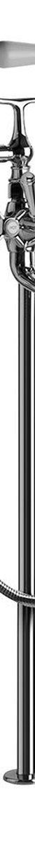 Brodware Neu England Bath Mixer With Handshower I, Cross Handle - Ceramic Disc