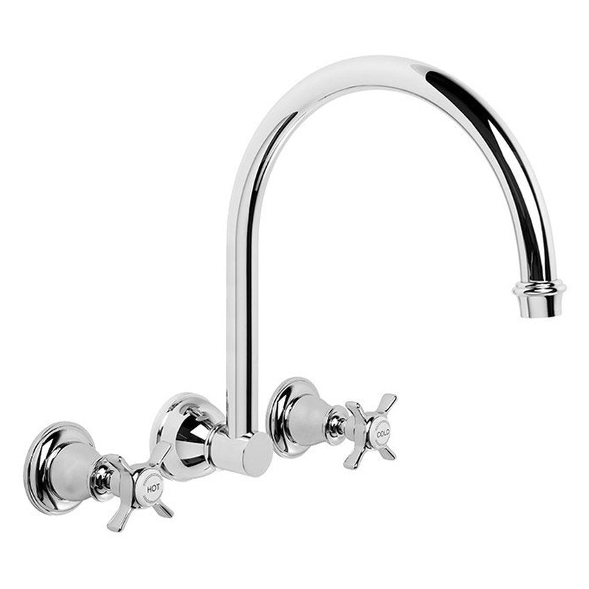 Brodware Neu England Wall Set I, Cross Handle - Ceramic Disc