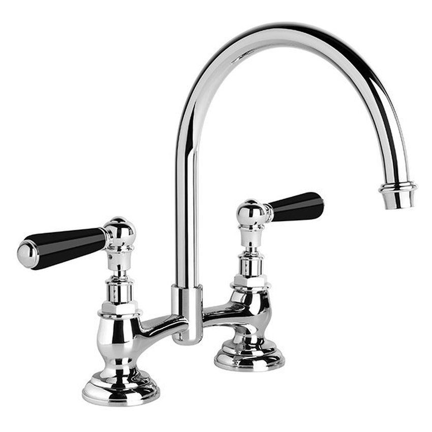 Brodware Neu England Kitchen Set I, Black Porcelain Lever