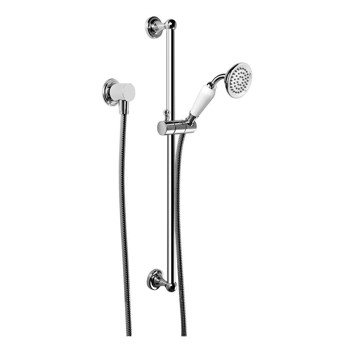 Brodware Neu England Handshower V, White Porcelain Insert