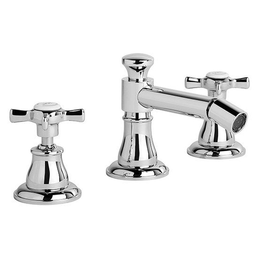 Brodware Neu England Bidet Set, Cross Handle - Ceramic Disc