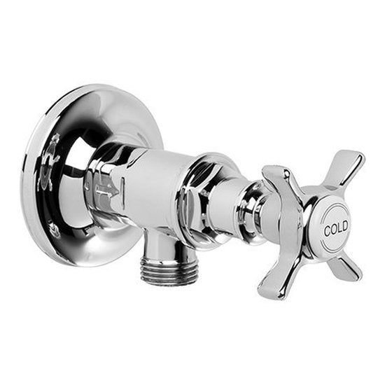 Brodware Neu England Cistern Tap, Cross Handle - Ceramic Disc