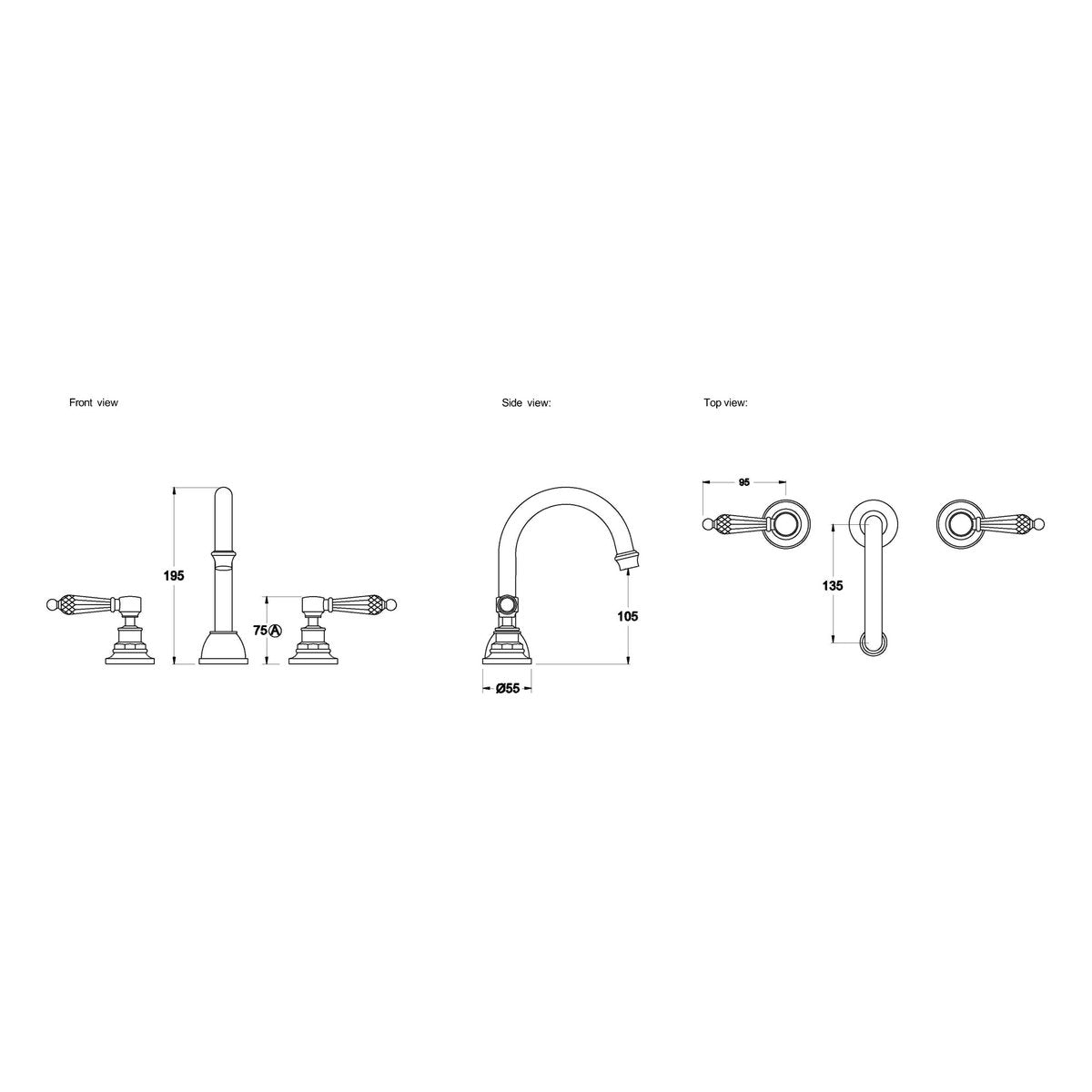 Brodware Winslow Basin Set V, Kristall Lever