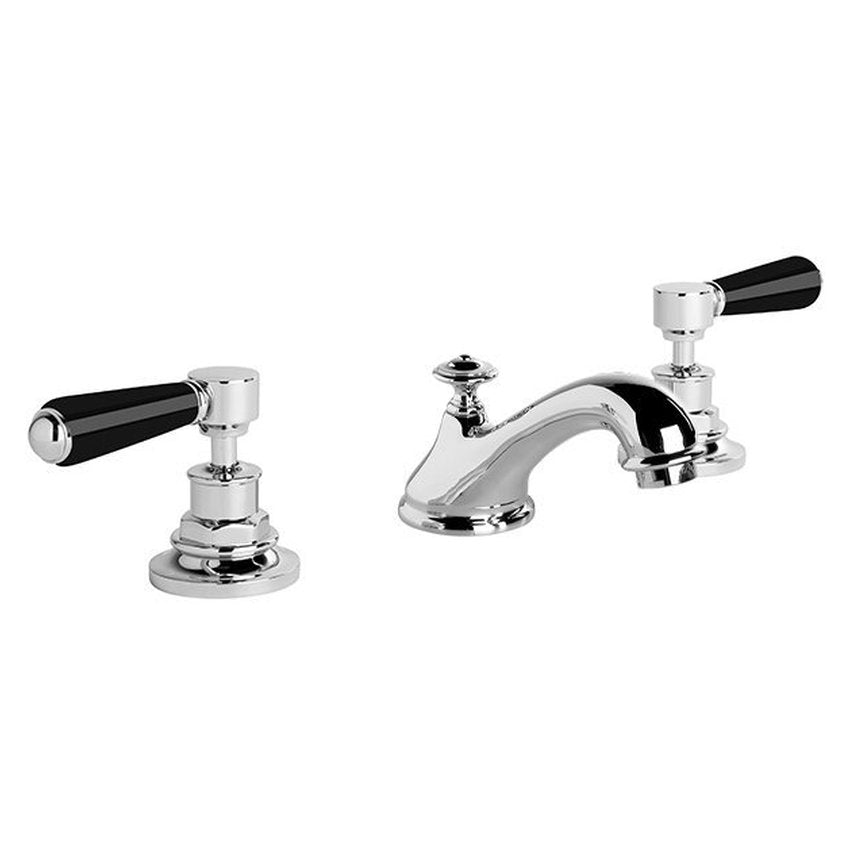 Brodware Winslow Basin Set III, Black Porcelain Lever
