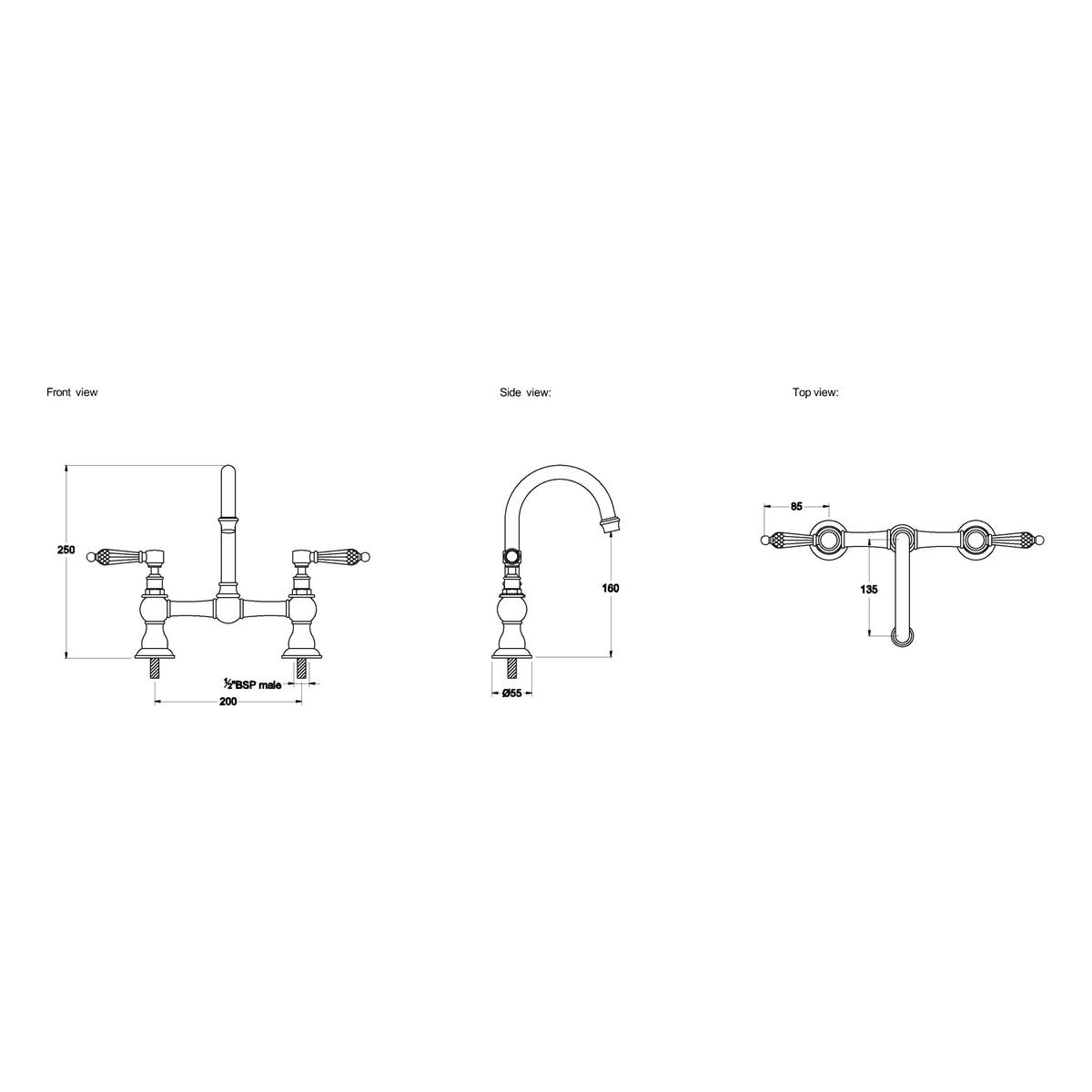 Brodware Winslow Basin Set I, Kristall Lever