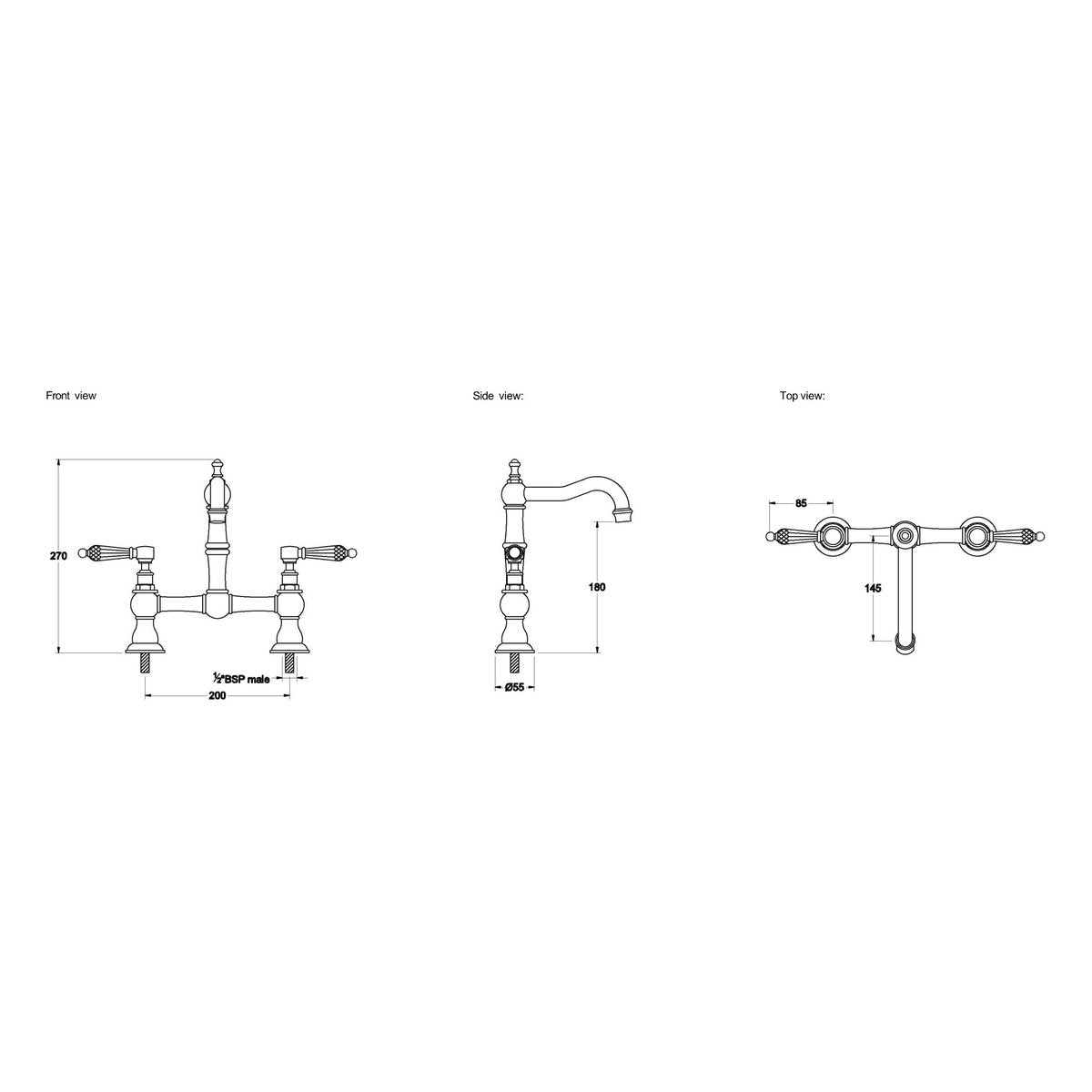 Brodware Winslow Basin Set II, Kristall Lever
