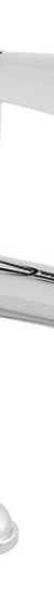 Brodware Winslow Basin Mixer V, White Porcelain Lever