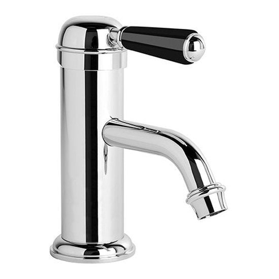 Brodware Winslow Basin Mixer V, Black Porcelain Lever