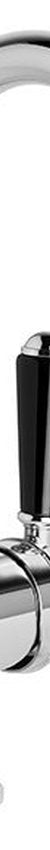 Brodware Winslow Basin Mixer IV, Black Porcelain Lever