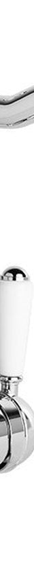 Brodware Winslow Basin Mixer III, White Porcelain Lever