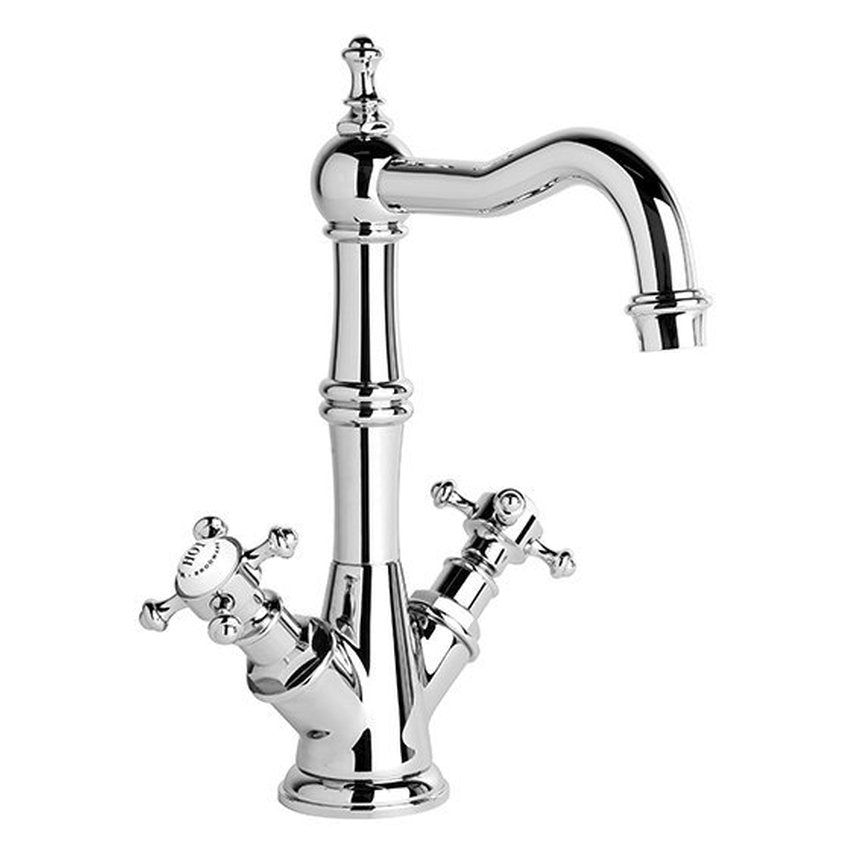 Brodware Winslow Basin Mixer I, Cross Handle - Ceramic Disc