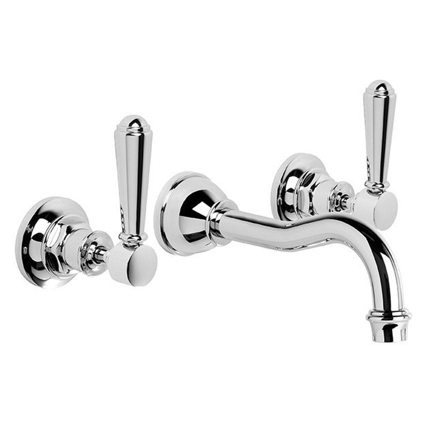 Brodware Winslow Wall Set, 160mm, Metal Lever