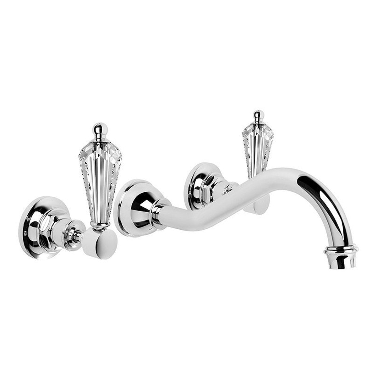 Brodware Winslow Wall Set, 220mm, Kristall Lever