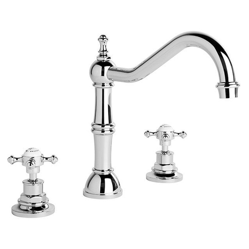 Brodware Winslow Bath Set II, Cross Handle - Ceramic Disc