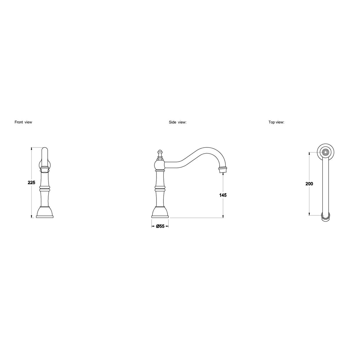 Brodware Winslow Bath Spout IV