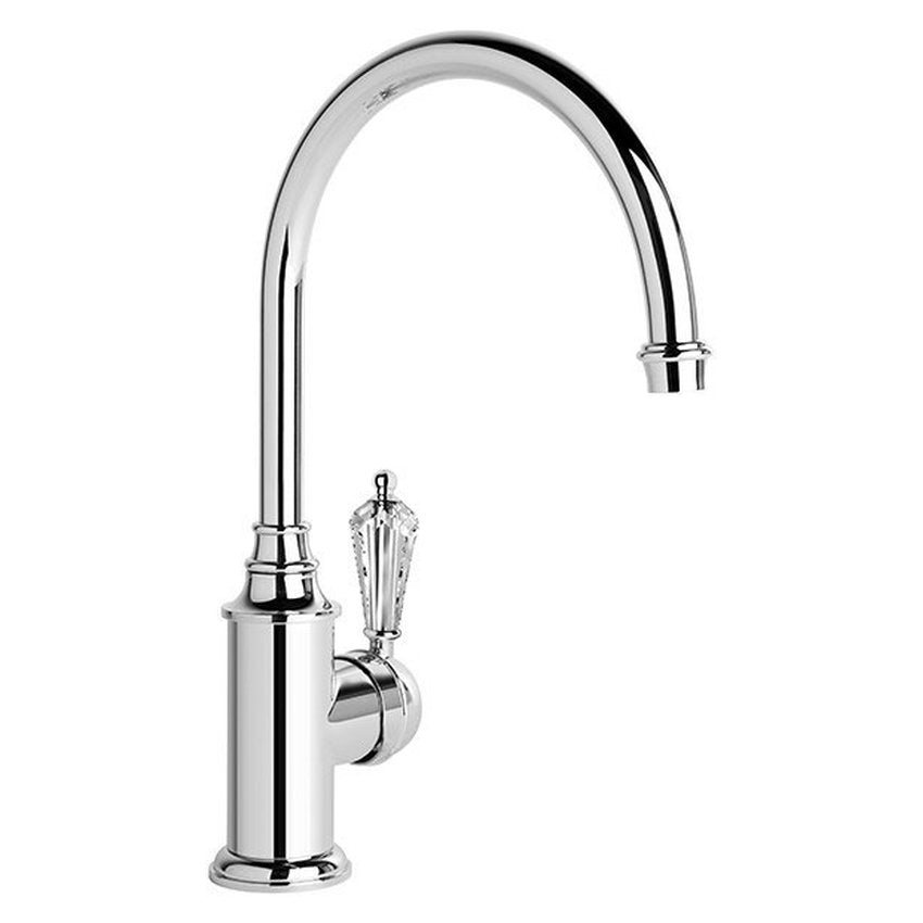 Brodware Winslow Kitchen Mixer V, Kristall Lever