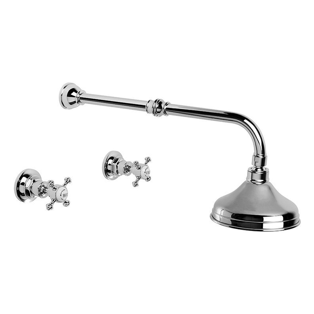 Brodware Winslow Shower Set VII, Cross Handle - Ceramic Disc