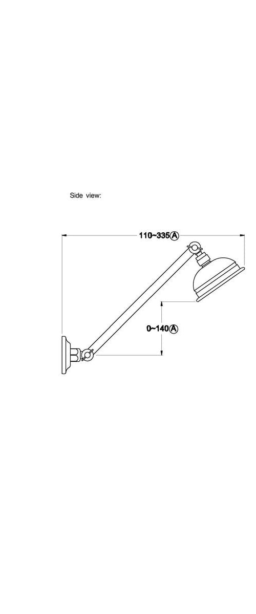 Brodware Winslow Shower Rose & Arm, 100mm II