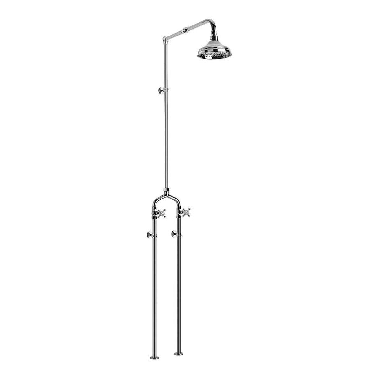 Brodware Winslow Shower Set I, Cross Handle - Ceramic Disc