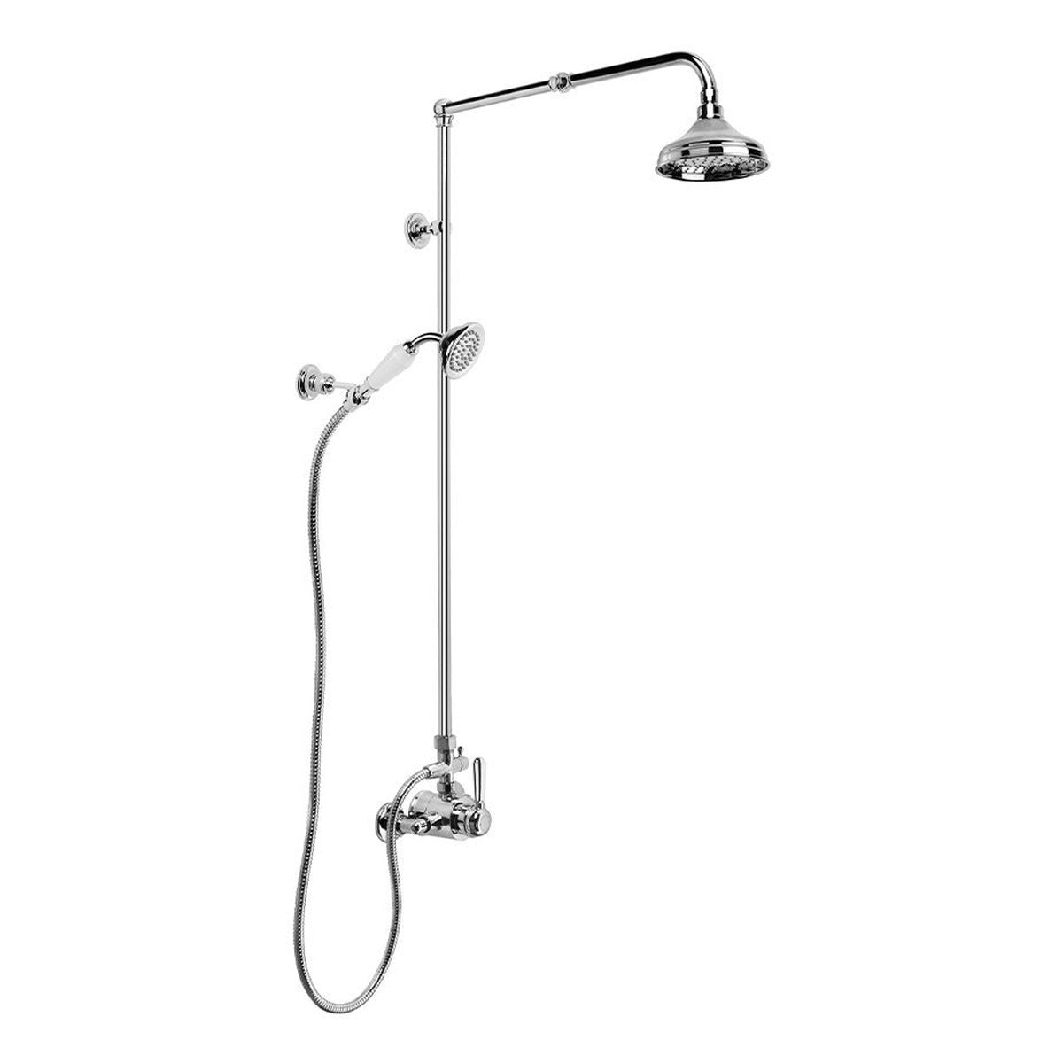 Brodware Winslow Shower Mixer Set V, Metal Lever