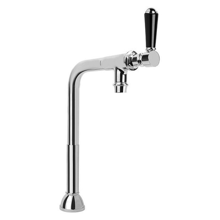 Brodware Winslow Bar Tap, Black Porcelain Lever