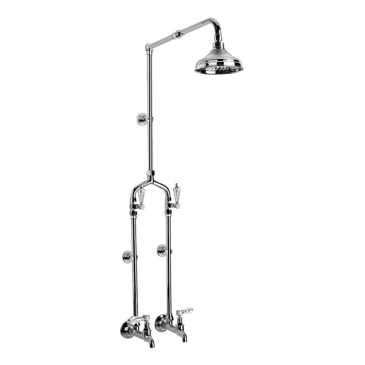 Brodware Winslow Bath & Shower Set III, Kristall Lever