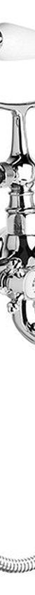 Brodware Winslow Bath Mixer With Handshower III, Cross Handle - Ceramic Disc