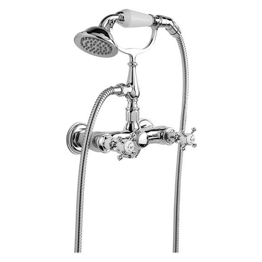 Brodware Winslow Handshower Set, Cross Handle - Ceramic Disc