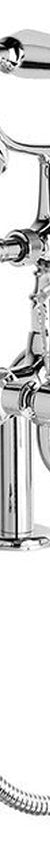 Brodware Winslow Bath Mixer With Handshower II, Kristall Lever