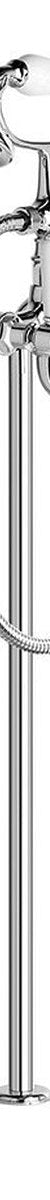 Brodware Winslow Bath Mixer With Handshower I, White Porcelain Lever