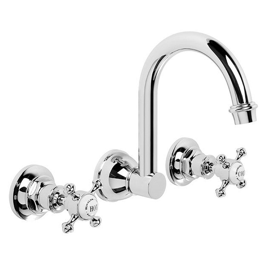 Brodware Winslow Wall Set IV, Cross Handle - Ceramic Disc