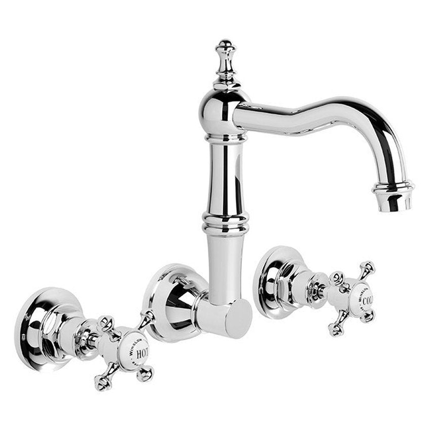 Brodware Winslow Wall Set II, Cross Handle - Ceramic Disc