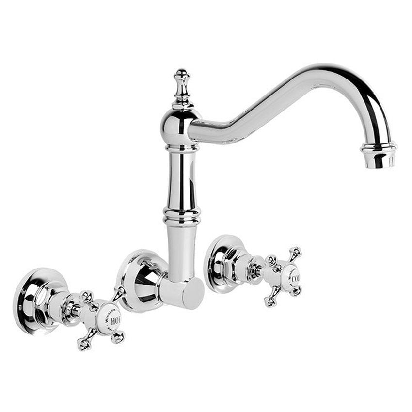 Brodware Winslow Wall Set I, Cross Handle - Ceramic Disc