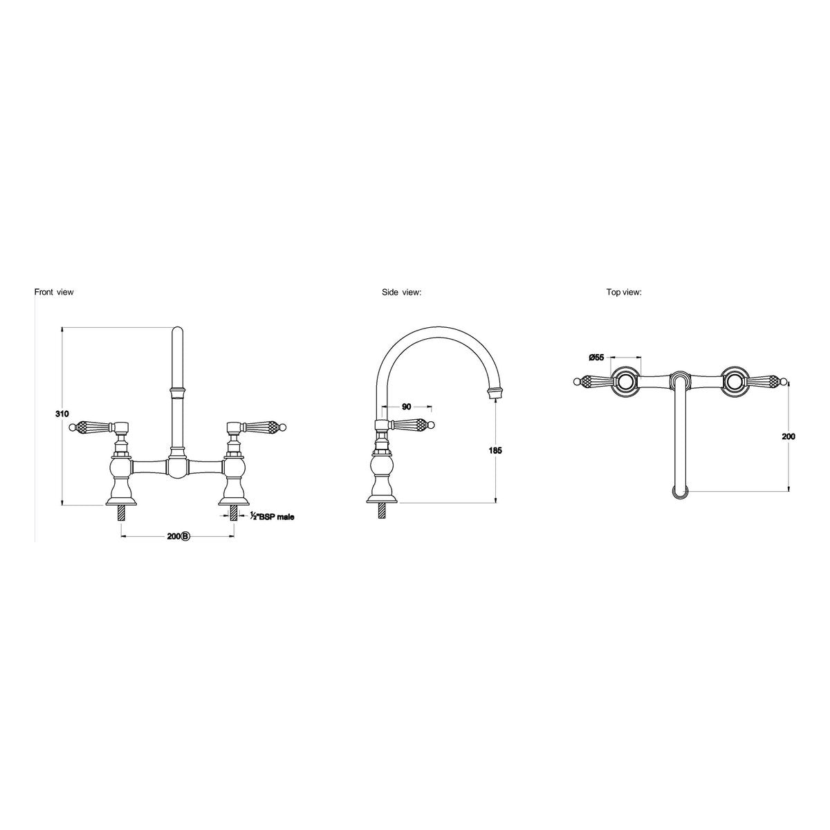 Brodware Winslow Kitchen Set III, Kristall Lever