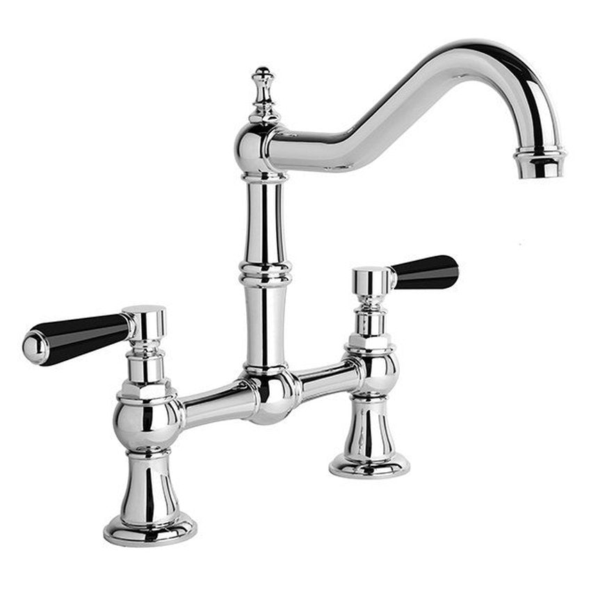 Brodware Winslow Kitchen Set II, Black Porcelain Lever
