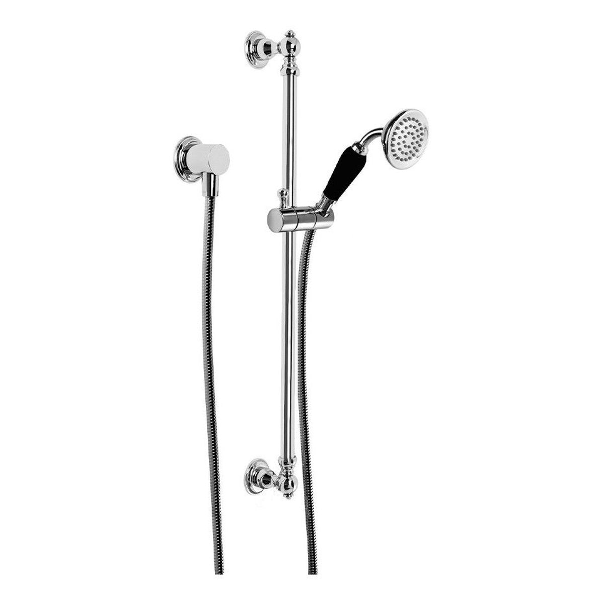 Brodware Winslow Handshower IV, Black Porcelain Insert