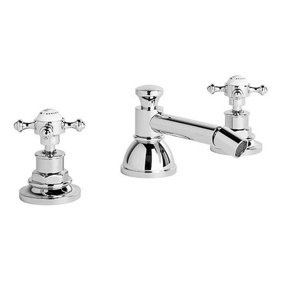 Brodware Winslow Bidet Set I, Cross Handle - Ceramic Disc