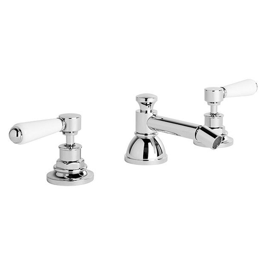Brodware Winslow Bidet Set I, White Porcelain Lever